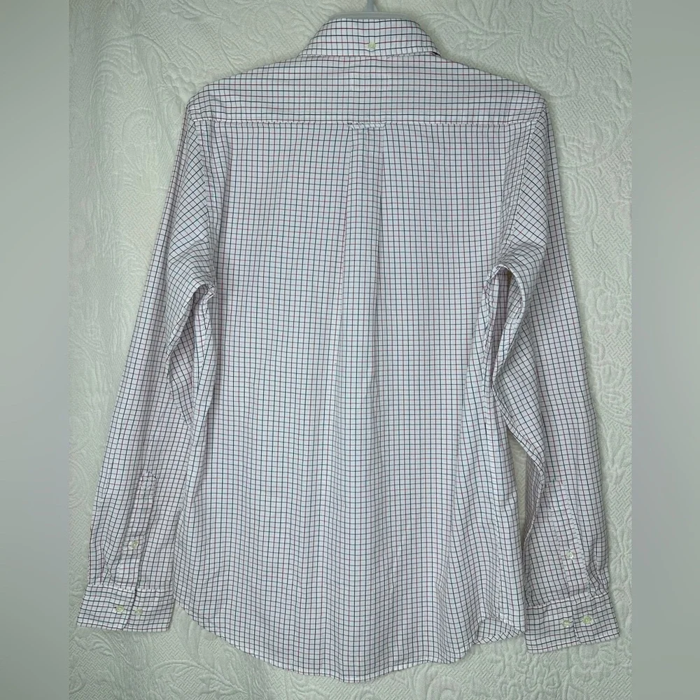 GANT Barney’s NY Rugger The Hugger Dreamy Oxford Tattersall HOBD Red NOS Shirt - Picture 7 of 15